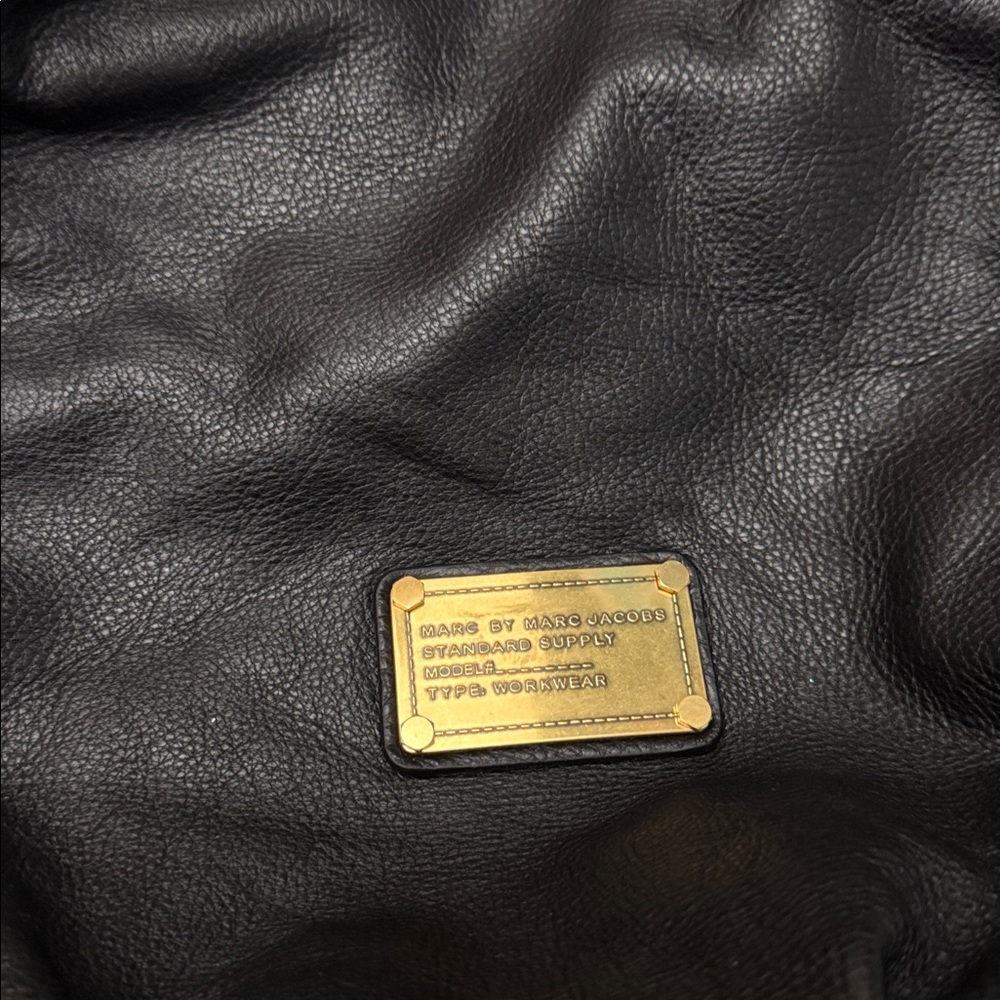 Marc by Marc Jacobs pebbled calfskin classic Q Francesca tote black - Picture 3 of 5